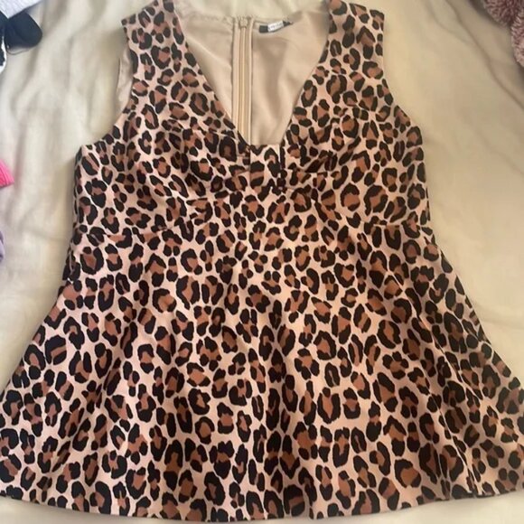 Kate Spade Leopard top - Picture 1 of 4